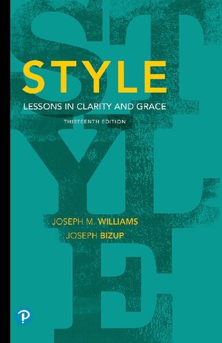 Style Lessons In Clarity And Grace Rental Edition 13th Edition 13th Edition Williams