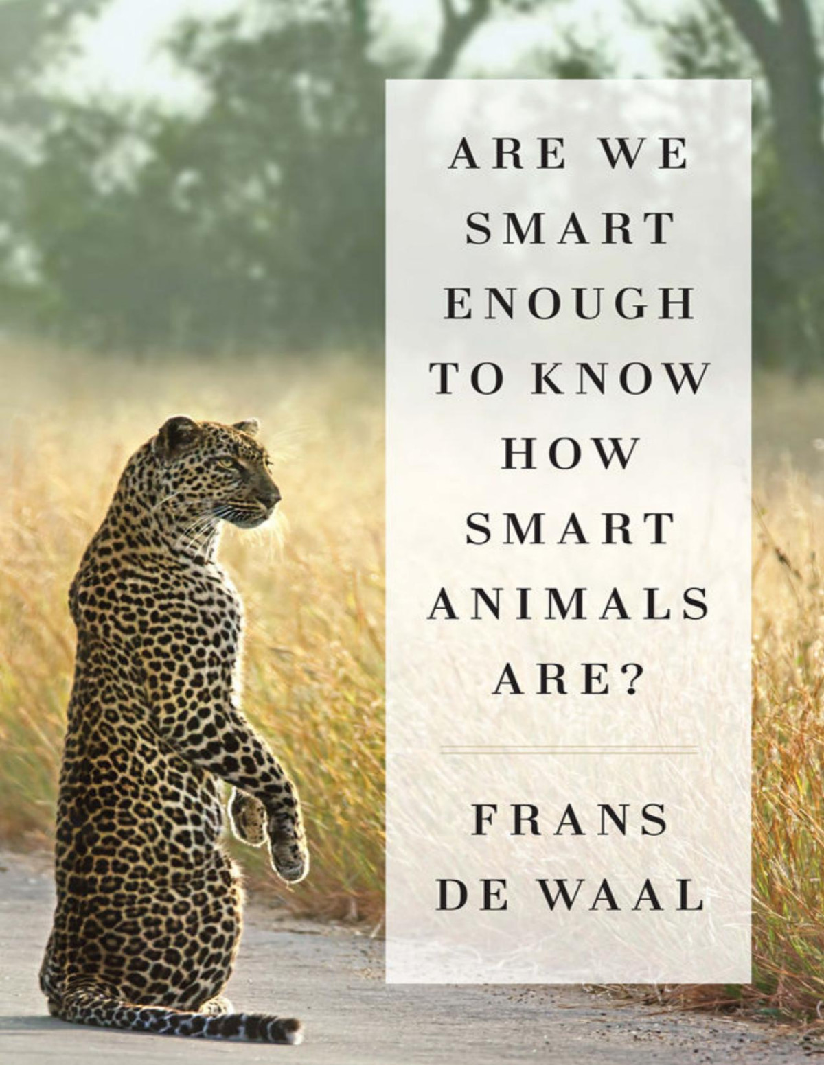Are We Smart Enough To Know How Smart Animals Are Frans De Waal