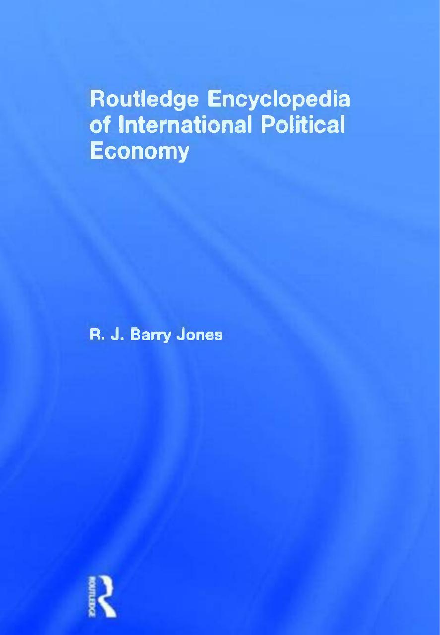 R Encyclopedia Of International Polit Econ Vol 3 Pz Jones R