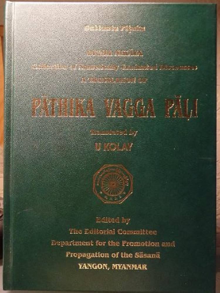 Suttanta Pitaka Digha Nikaya Pathika Vagga Pali Dr Myo Myint