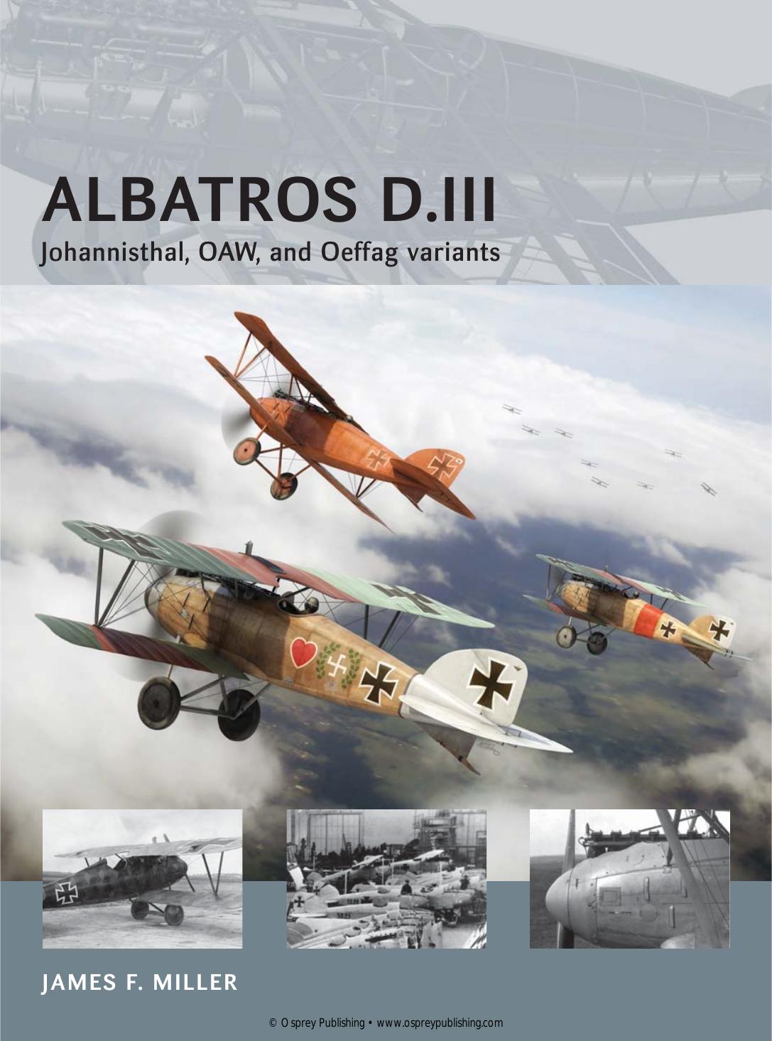 Albatros Diii Johannisthal Oaw And Oeffag Variants 1st Edition James F Miller