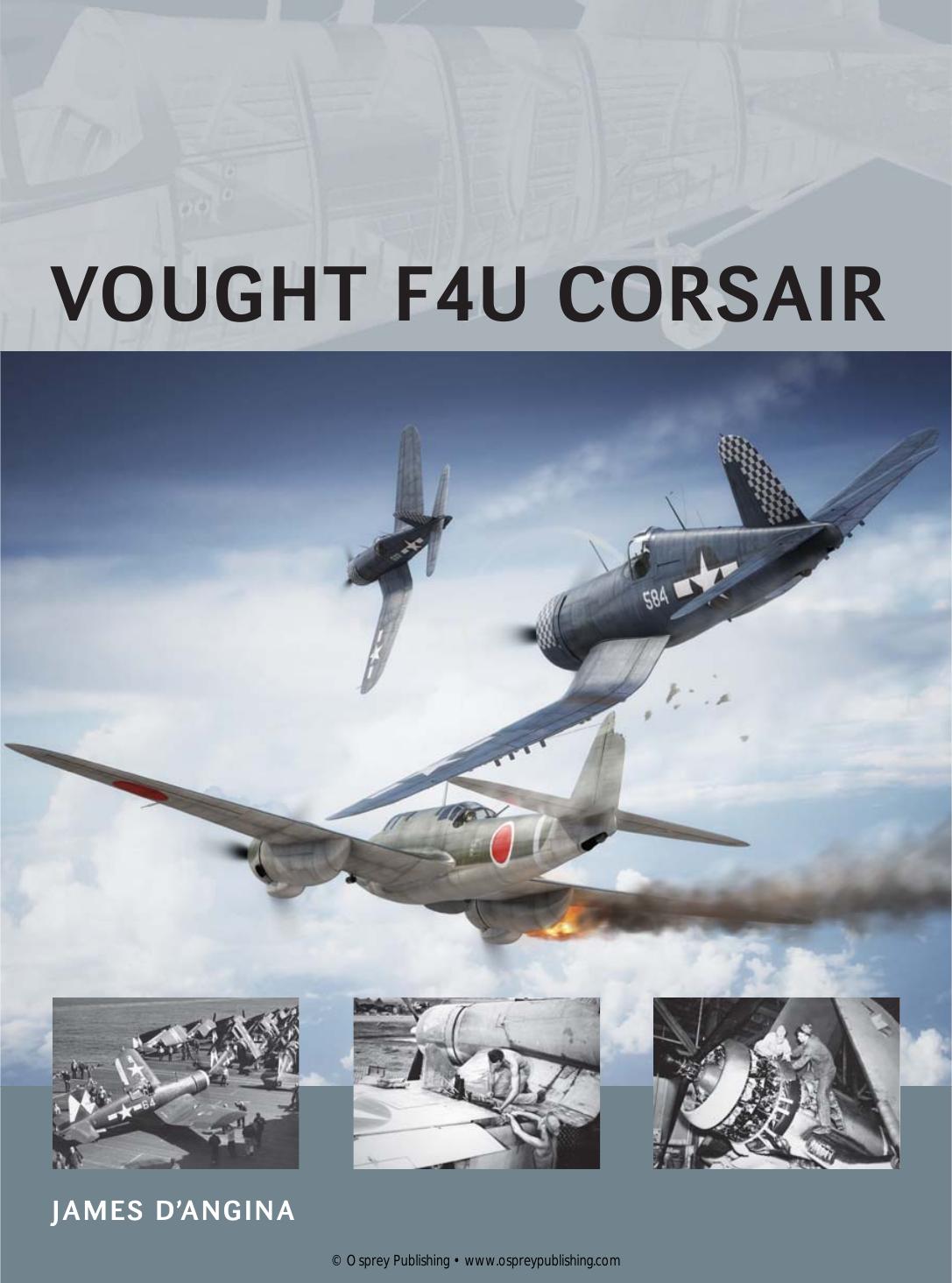 Vought F4u Corsair 1st Edition James Dangina