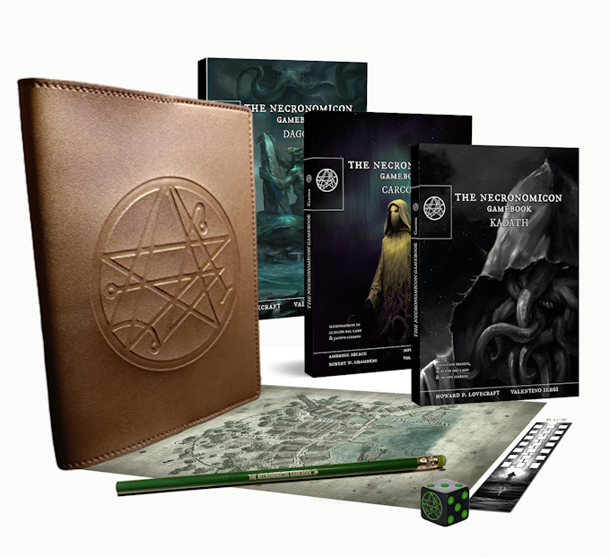 The Necronomicon Gamebook Trilogy Kadath Carcosa Dagon In English Hp Lovecraft