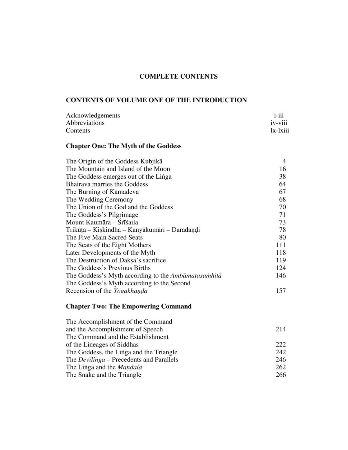Manthanabhairavatantram Kumarikakhandah Introduction Volume Mark Dyczkowski