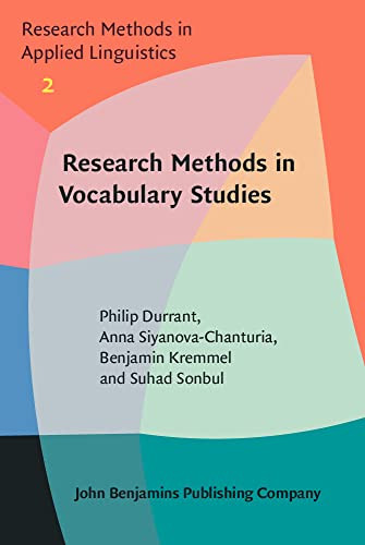 Research Methods In Vocabulary Studies Research Methods In Applied Linguistics Durrant