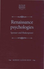 Renaissance Psychologies Spenser And Shakespeare Robert Lanier Reid