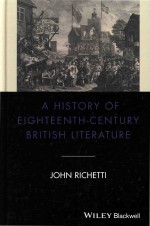 A History Of Eighteenthcentury British Literature John Richetti