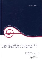 Mathematical Programming With Data Perturbations Volume 195 Anthony Vfiacco