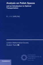 Analysis On Polish Spaces And An Introduction To Optimal Transportation Djh Garling