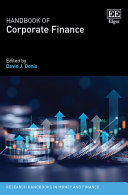 Handbook Of Corporate Finance David J Denis