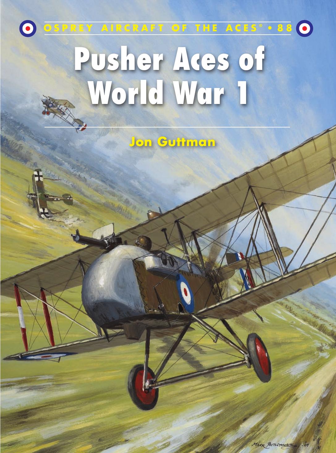 Pusher Aces Of World War 1 1st Edition Jon Guttman