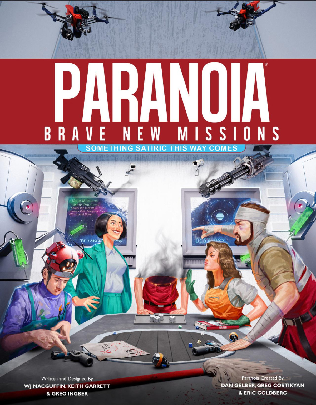 Paranoia Perfect Edition Brave New Missions Wj Macguffin Keith Garrett Greg Ingber
