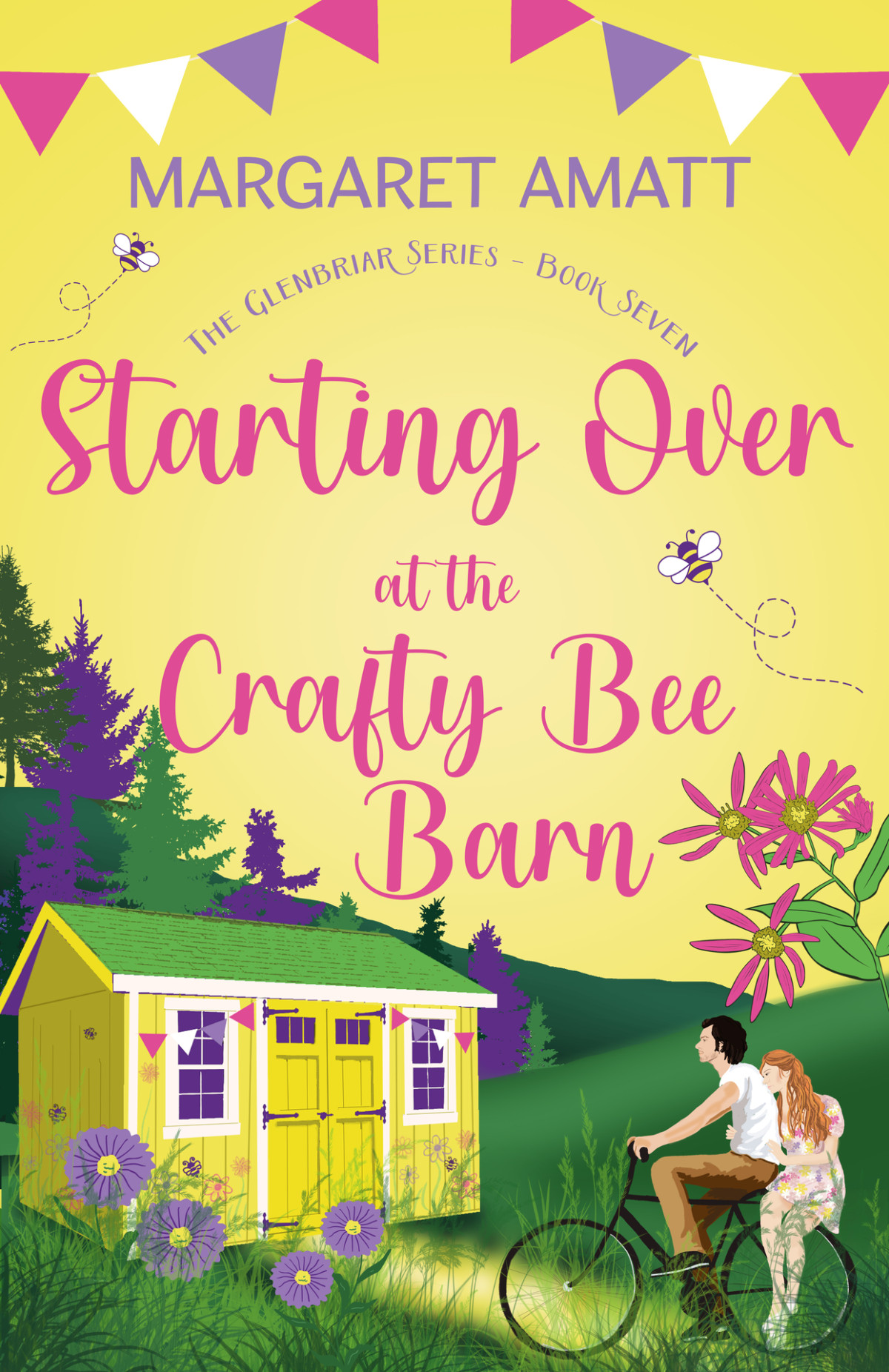Starting Over At The Crafty Bee Barn The Glenbriar Series Book 7 Margaret Amatt