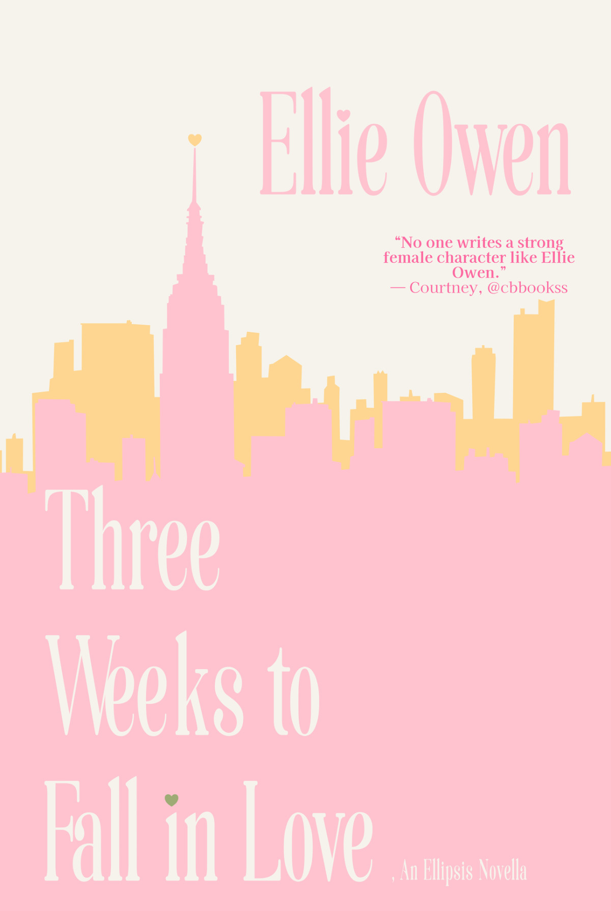 Three Weeks To Fall In Love Ellie Owen