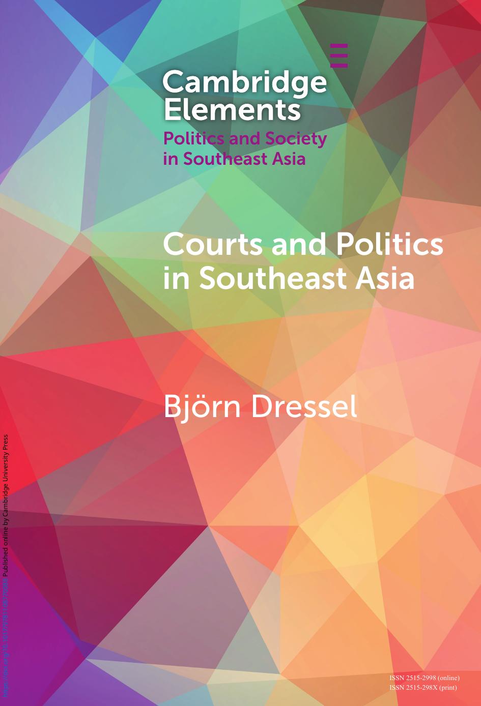 Courts And Politics In Southeast Asia 1st Bjrn Dressel