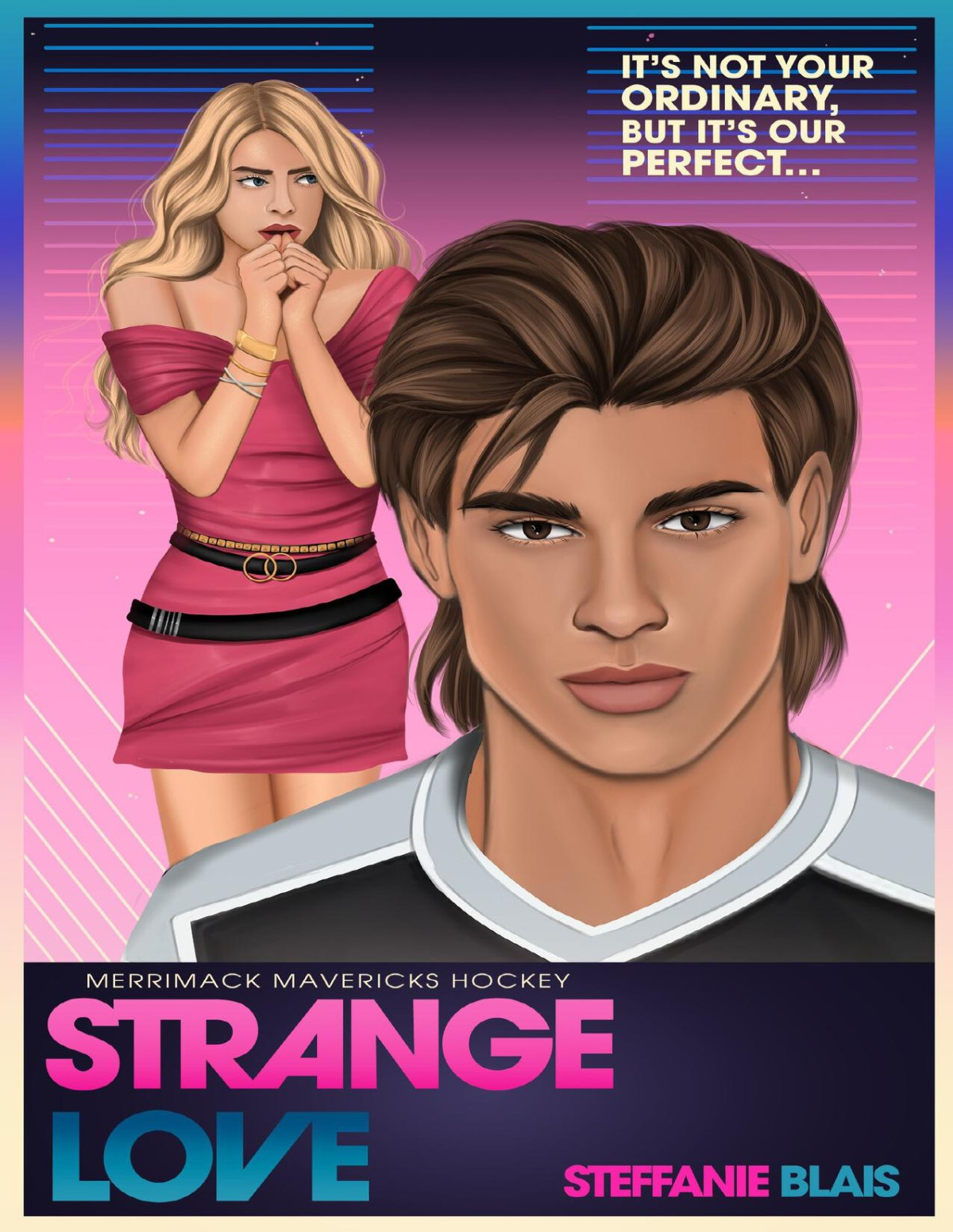 Strange Love An 80s Fake Dating Hockey Romance Merrimack Mavericks Hockey Book 1 Converted Steffanie Blais
