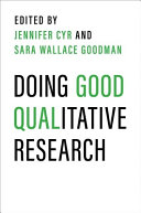 Doing Good Qualitative Research Associate Professor Of Political Science Jennifer Cyr