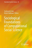 Sociological Foundations Of Computational Social Science Yoshimichi Sato
