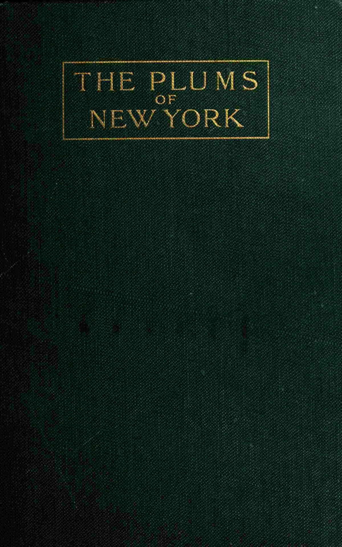 The Plums Of New York Classic Reprint U P Hedrick