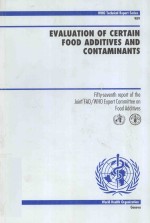 Evaluation Of Certain Food Additives And Contaminants Who Expert Committee On Food Additives