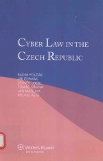 Cyber Law In The Czech Republic Radim Polcak Jirl Cermak