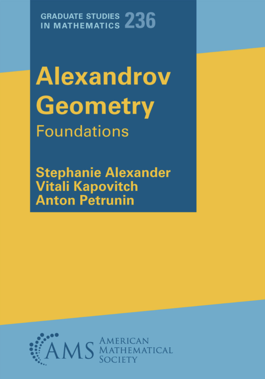 Alexandrov Geometry Foundations Alexander Stephanie Kapovitch