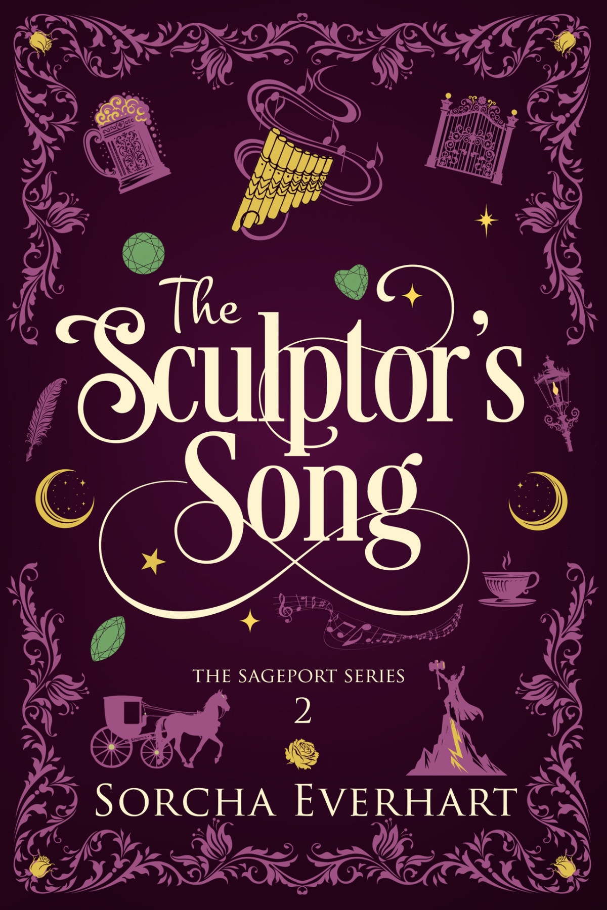 The Sculptors Song A Cozy Fantasy Romance The Sageport Series Book 2 Sorcha Everhart