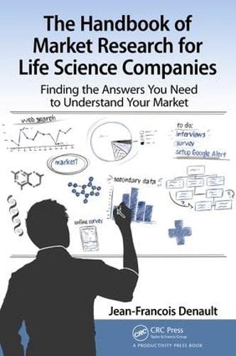 The Handbook For Market Research For Life Sciences Companies Finding The Answers You Need To Understand Your Market 1st Edition Denault