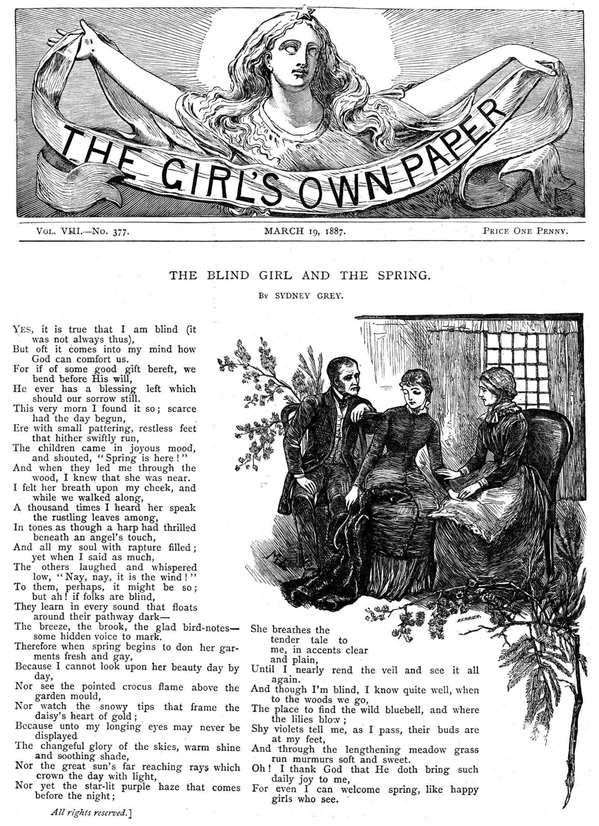 The Girls Own Paper Vol Viii No 377 March 19 1887 1st Ebook Ed Various