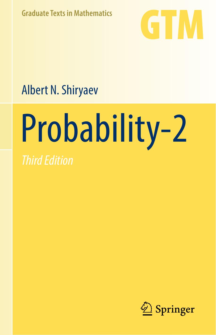 Probability Albert Shiryaev