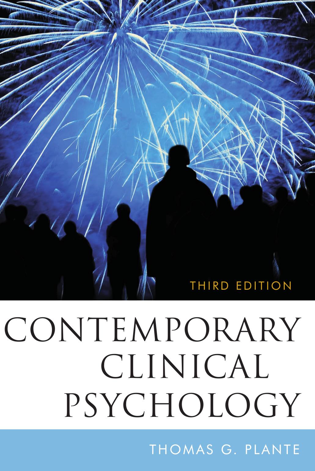 Contemporary Clinical Psychology Thomas G Plante
