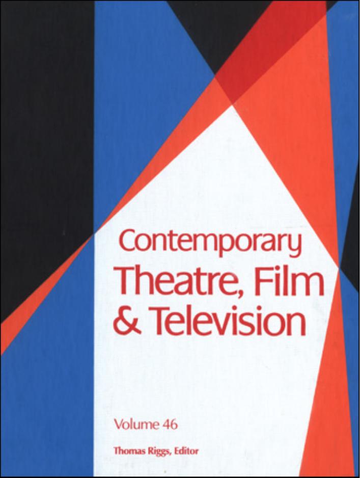 Contemporary Theatre Film And Television Thomas Riggs