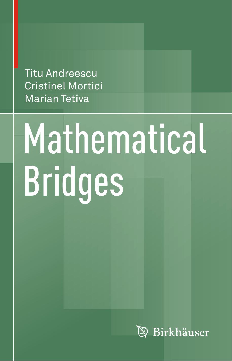 Mathematical Bridges Titu Andreescu Cristinel Mortici