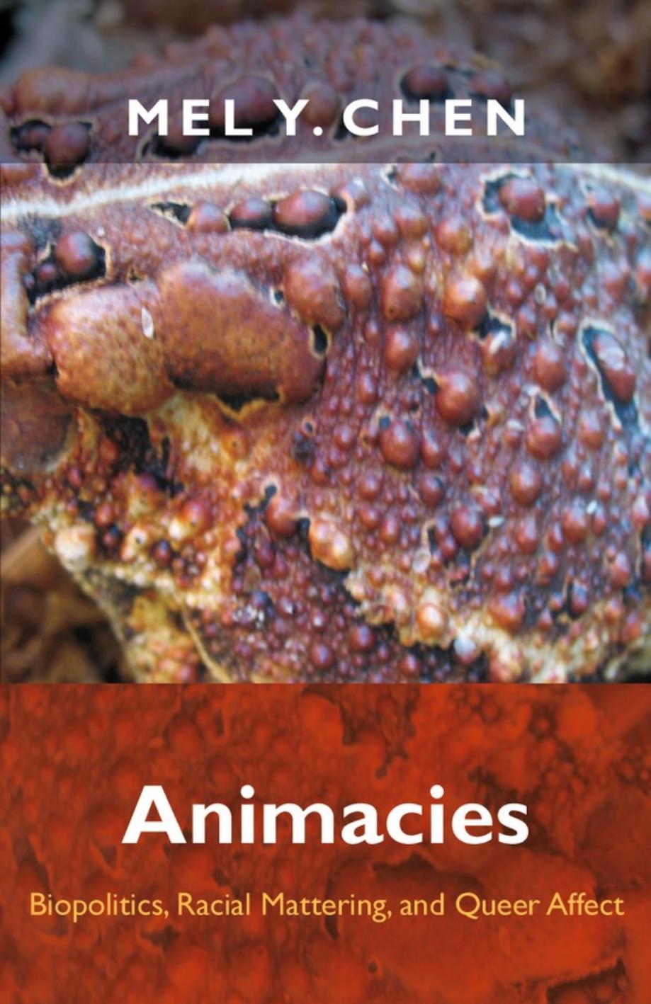 Animacies Biopolitics Racial Mattering And Queer Affect Mel Y Chen