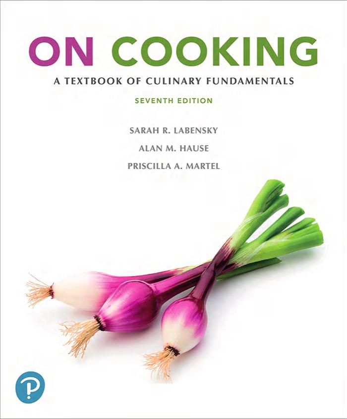 On Cooking A Textbook Of Culinary Fundamentals 7th Edition Sarah R Labensky Priscilla A Martel Alan M Hause