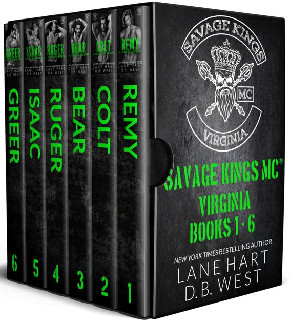 Savage Kings Mc Virginia Books 16 Lane Hart Db West