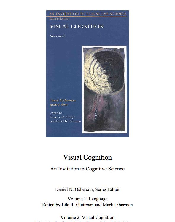 An Invitation To Cognitive Science Visual Cognition Lila R Gleitman
