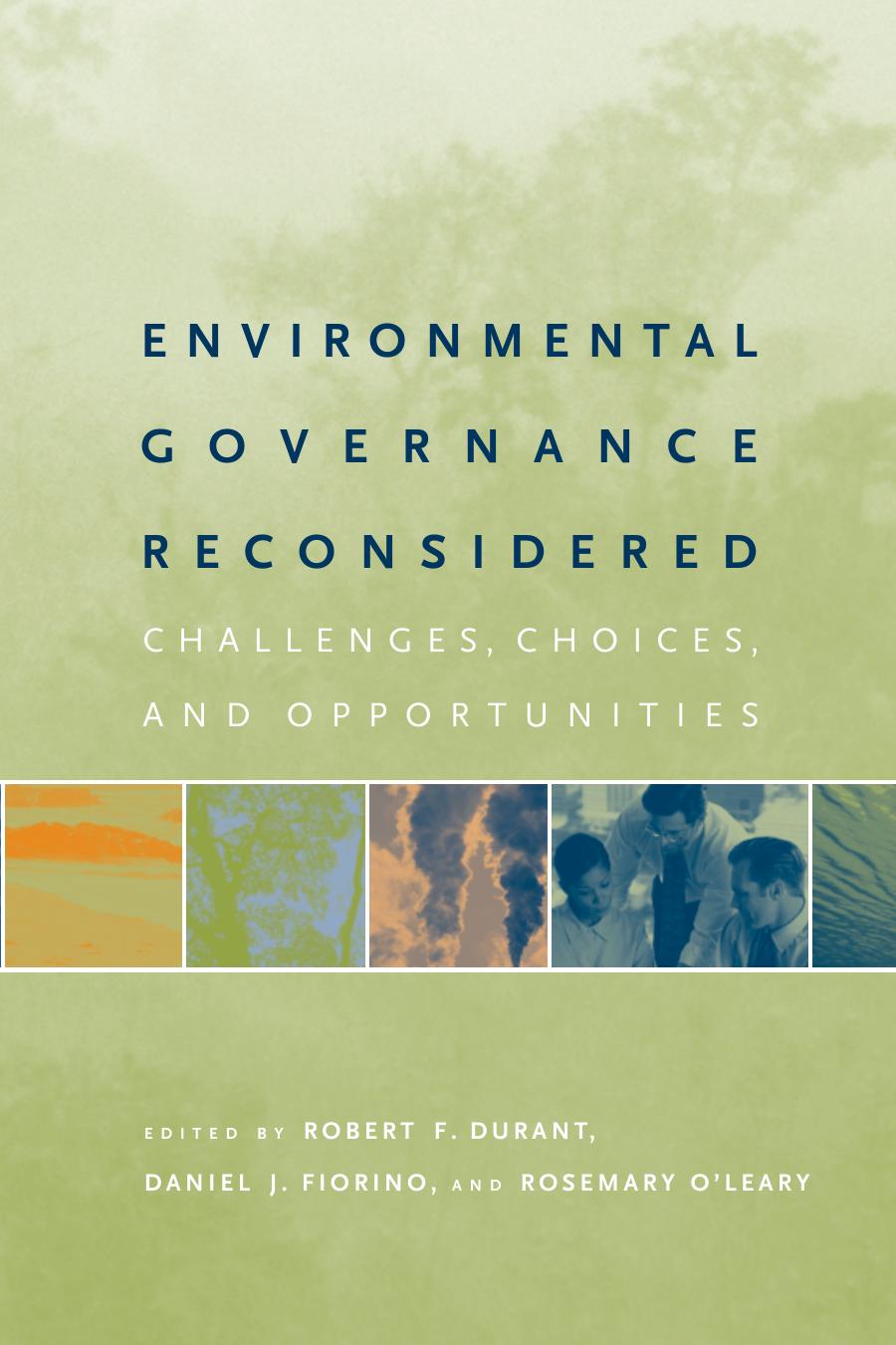 Environmental Governance Reconsidered Durant Robert F Fiorino