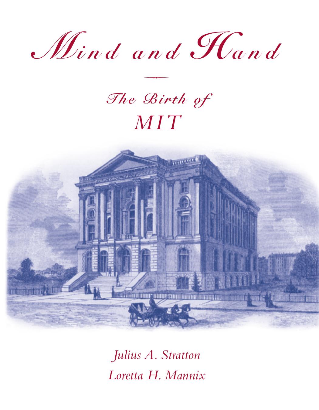Mind And Hand Stratton Julius Adams Mannix Loretta H