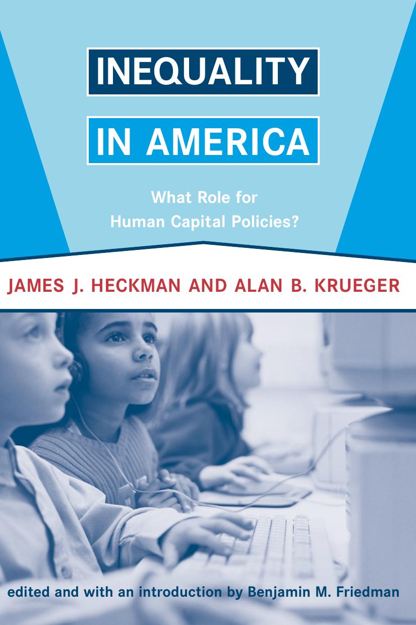 Inequality In America What Role For Human Capital Policies Heckman