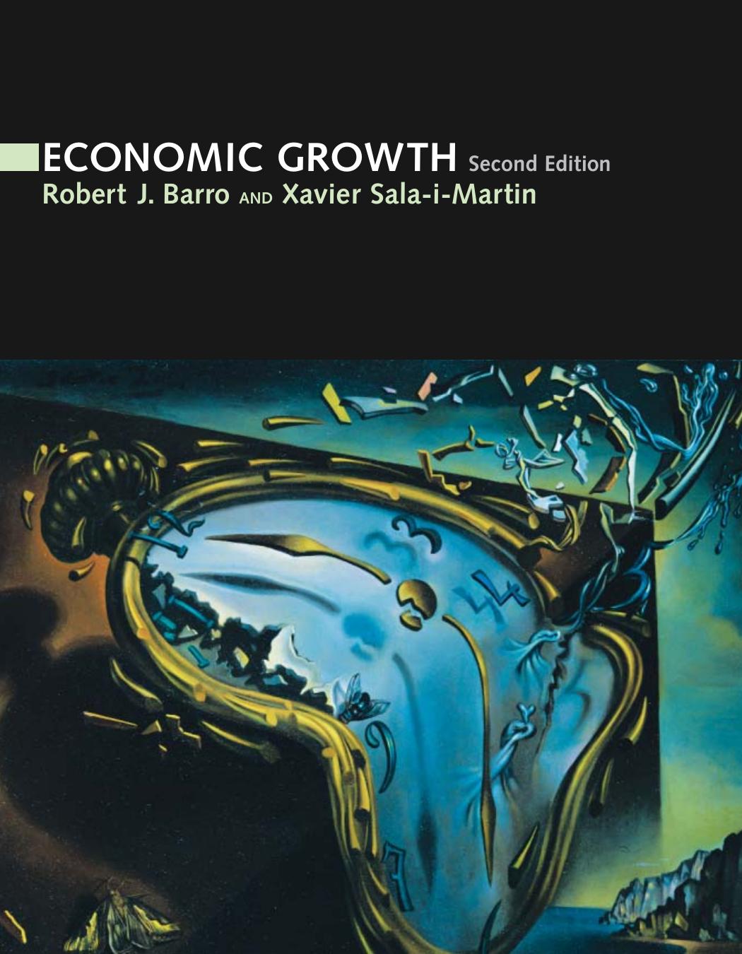 Economic Growth Barro Robert J Salaimartin Xavier