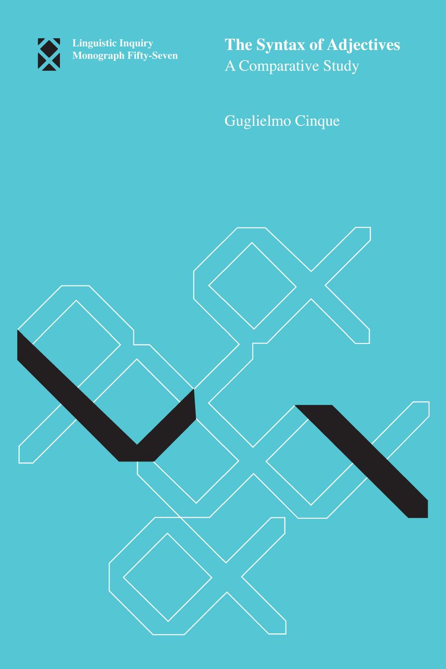 The Syntax Of Adjectives The Syntax Of Adjectives A Comparative Study