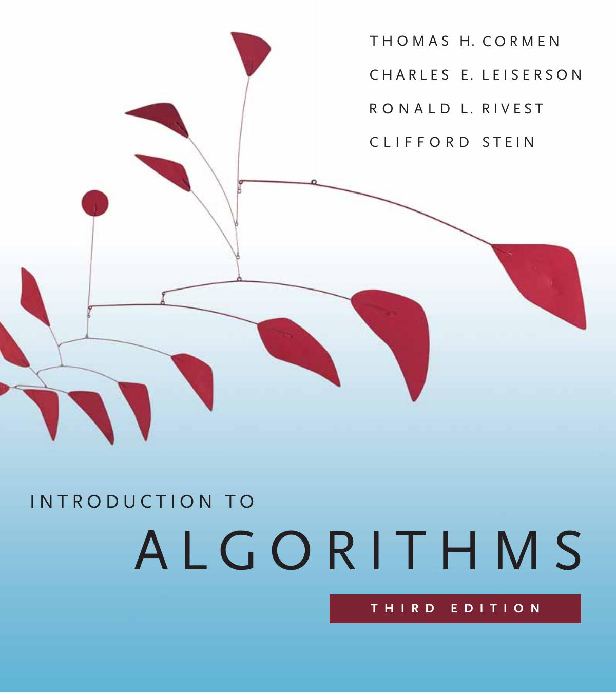 Introduction To Algorithms Thomas H Cormen