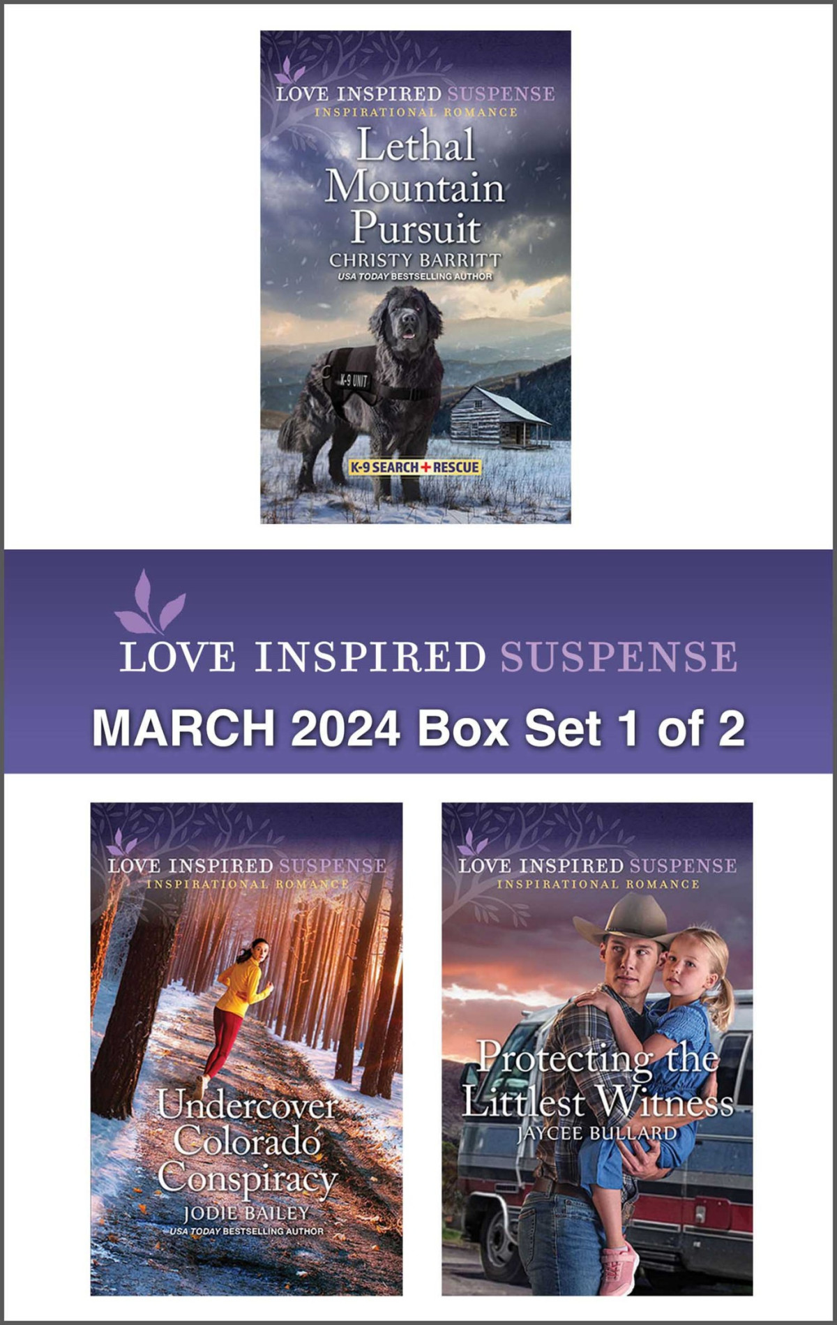 Love Inspired Suspense March 2024 Box Set 1 Of 2 Christy Barritt