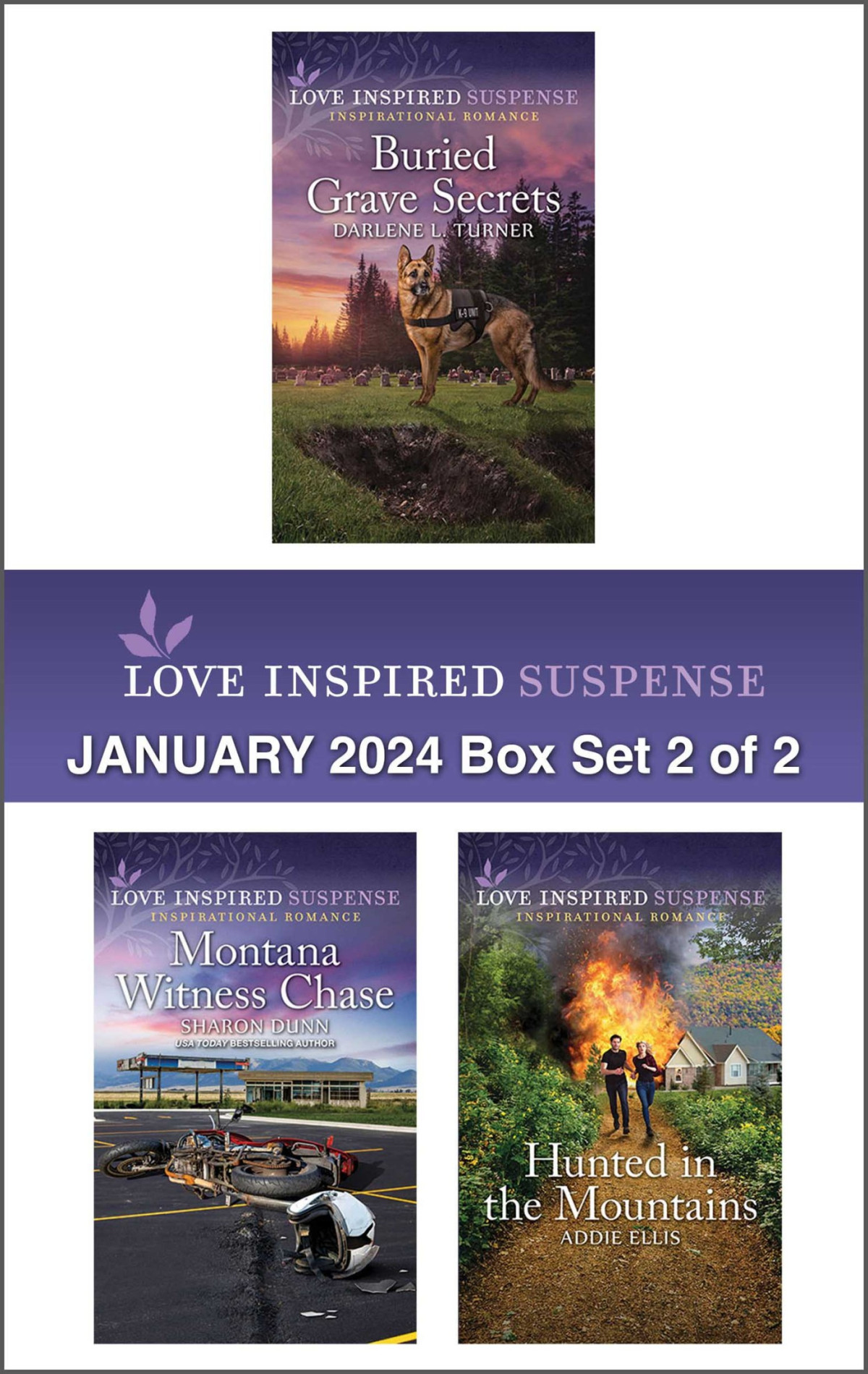 Love Inspired Suspense January 2024 Box Set 2 Of 2 Darlene L Turner