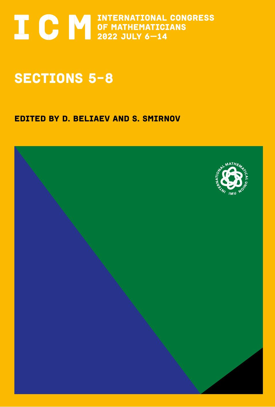International Congress Of Mathematicians 2022 July 614 Dmitry Beliaev Stanislav Smirnov Eds