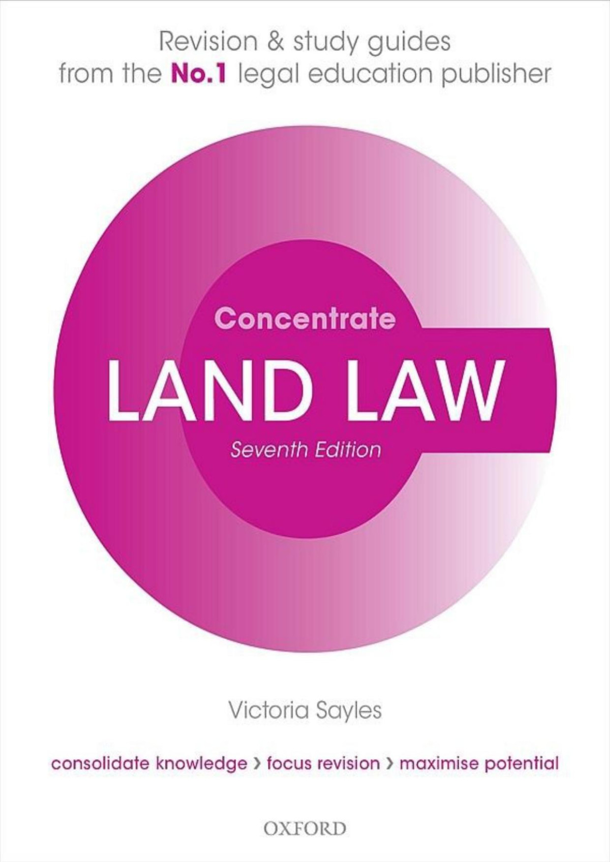 Land Law Concentrate 7th Edition Victoria Sayles