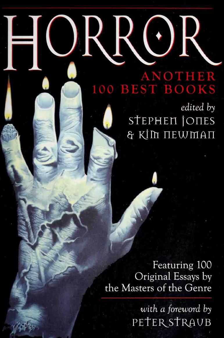 Horror Another 100 Best Books Stephen Jones Kim Newman