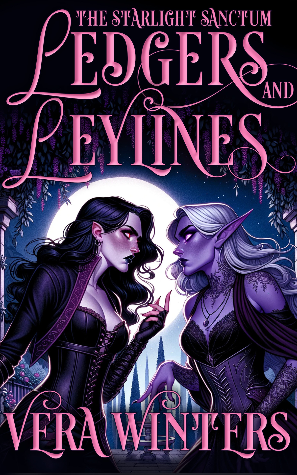 Ledgers And Leylines A Sapphic Darkly Cozy Fantasy Romance The Starlight Sanctum Book 4 Vera Winters