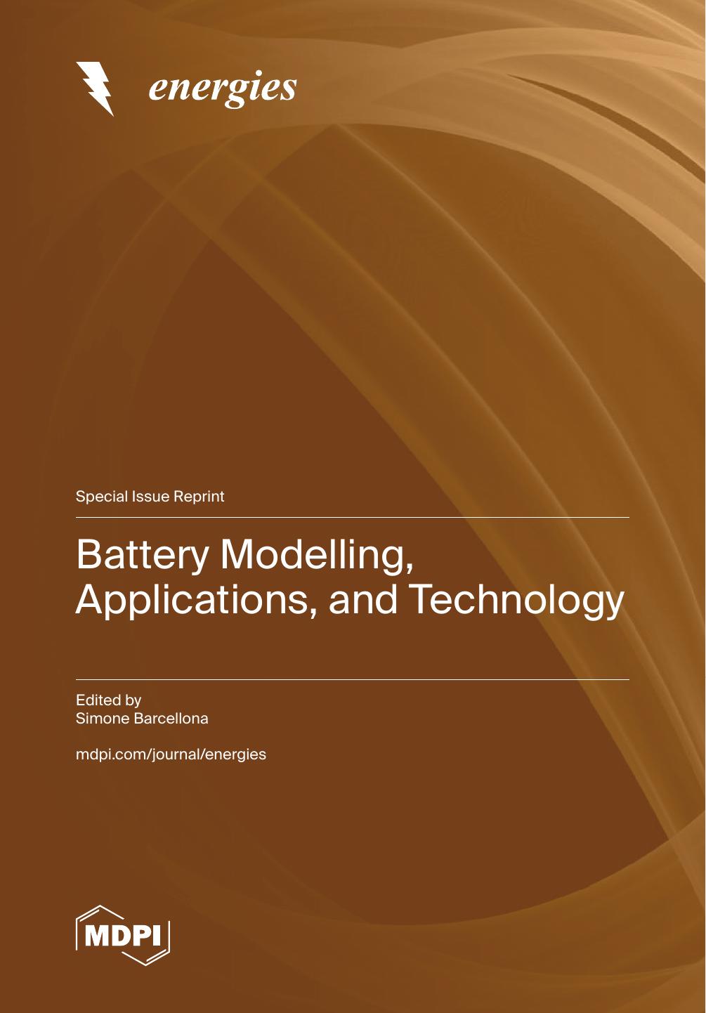 Battery Modelling Applications And Technology Simone Barcellona